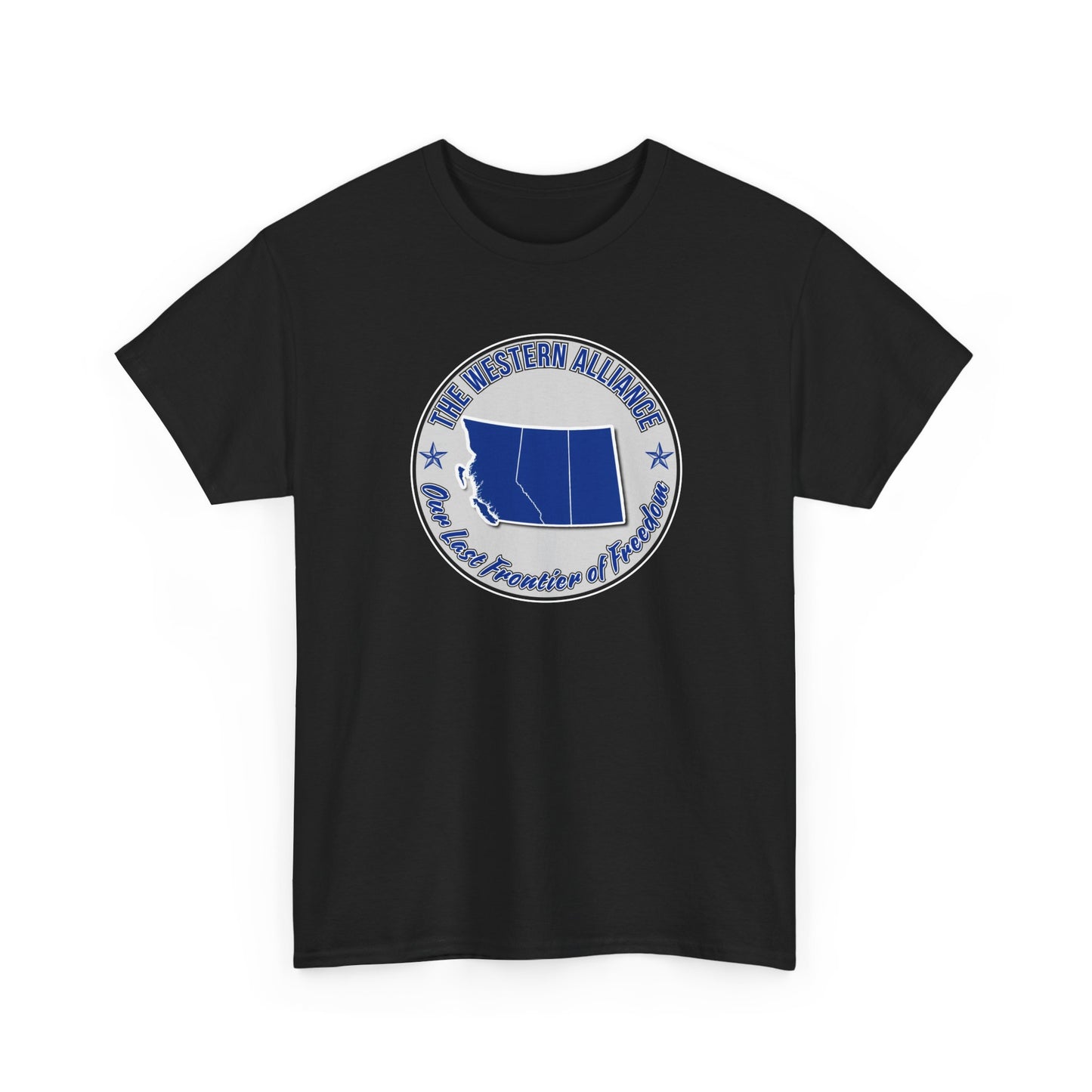 "Western Alliance, Blue" T-shirt