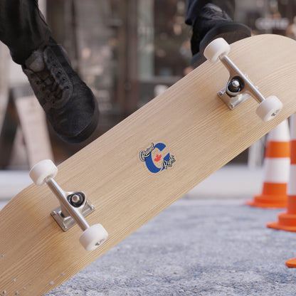 "Raised Right" Transparent Outdoor Sticker