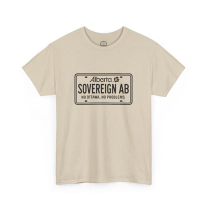"Sovereign AB License Plate" T-Shirt
