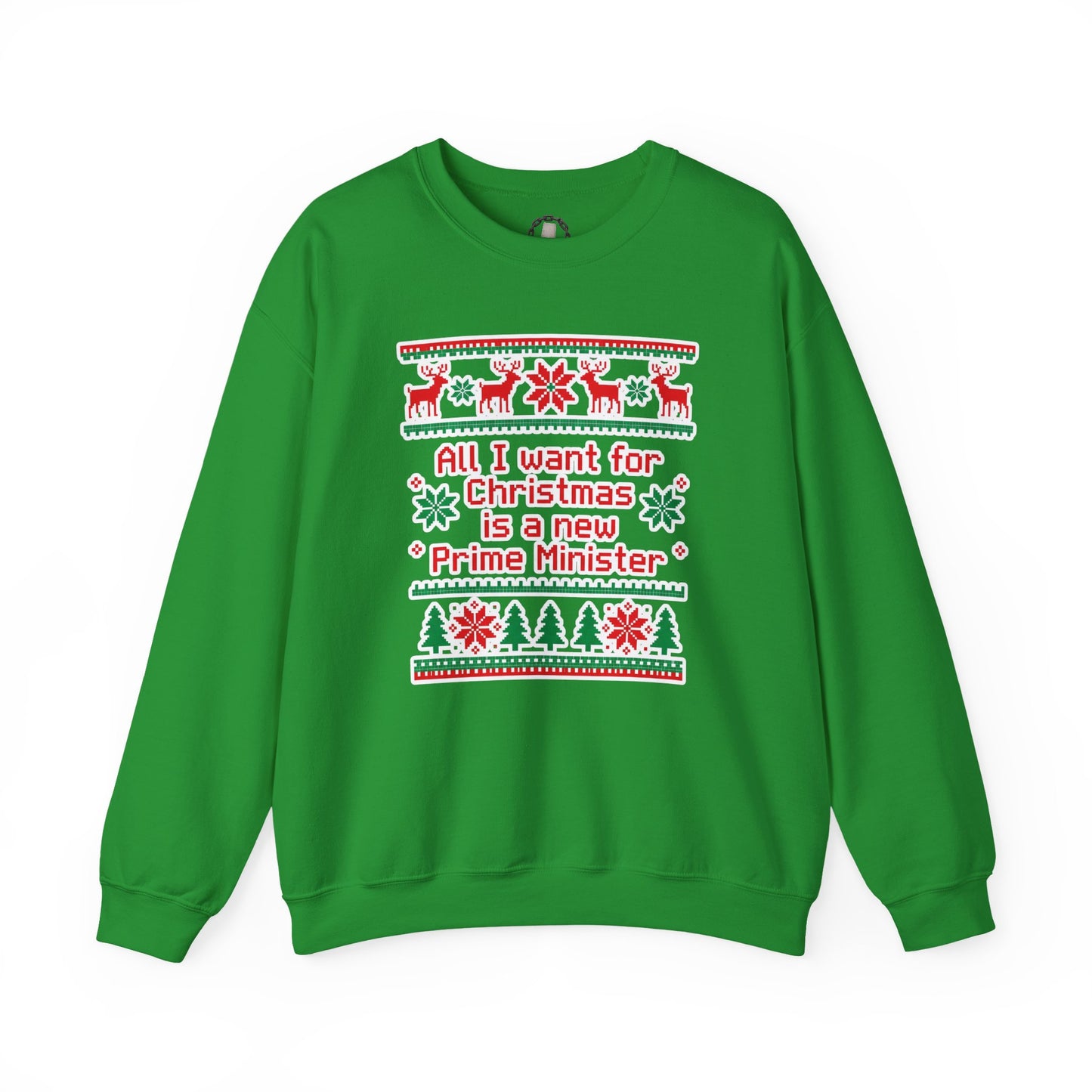 "New Prime Minister" Christmas Crewneck