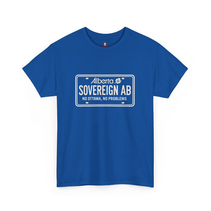 "Sovereign AB License Plate" T-Shirt