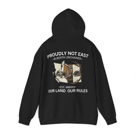 "Proudly Not East" Hoodie