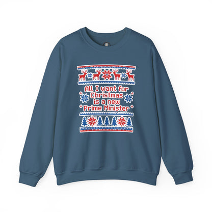 "New Prime Minister" Christmas Crewneck