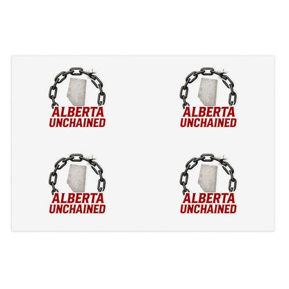 Alberta Unchained Sticker Pack of 4
