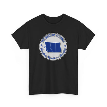 "Western Alliance, Blue" T-shirt
