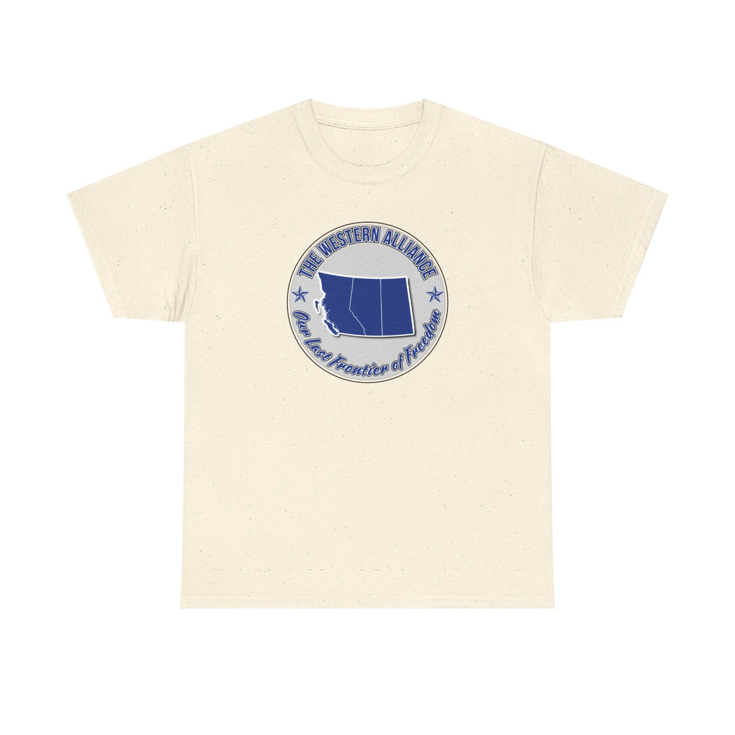 "Western Alliance, Blue" T-shirt
