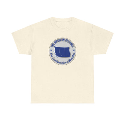"Western Alliance, Blue" T-shirt