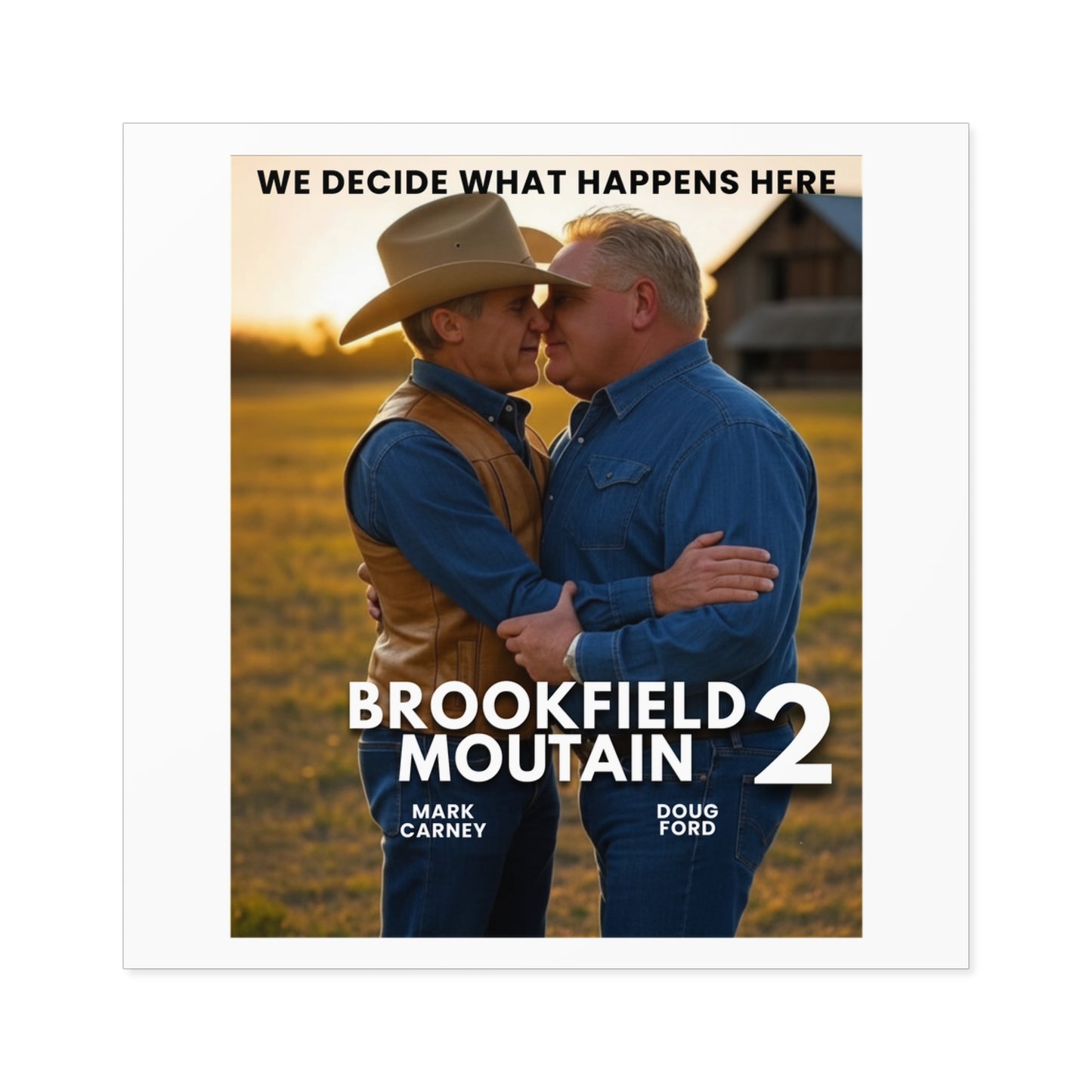 "BROOKFIELD MOUNTAIN 2" Sticker