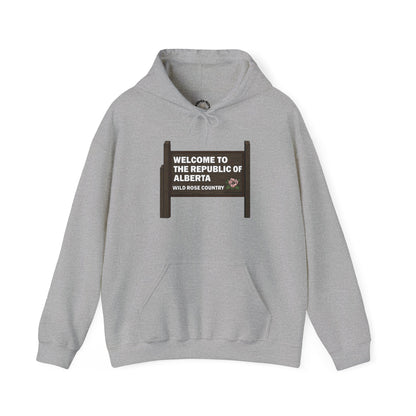 "Republic of Alberta Sign" Hoodie