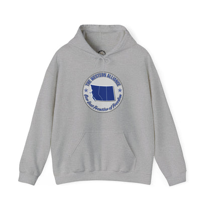 "Western Alliance, Blue" Hoodie