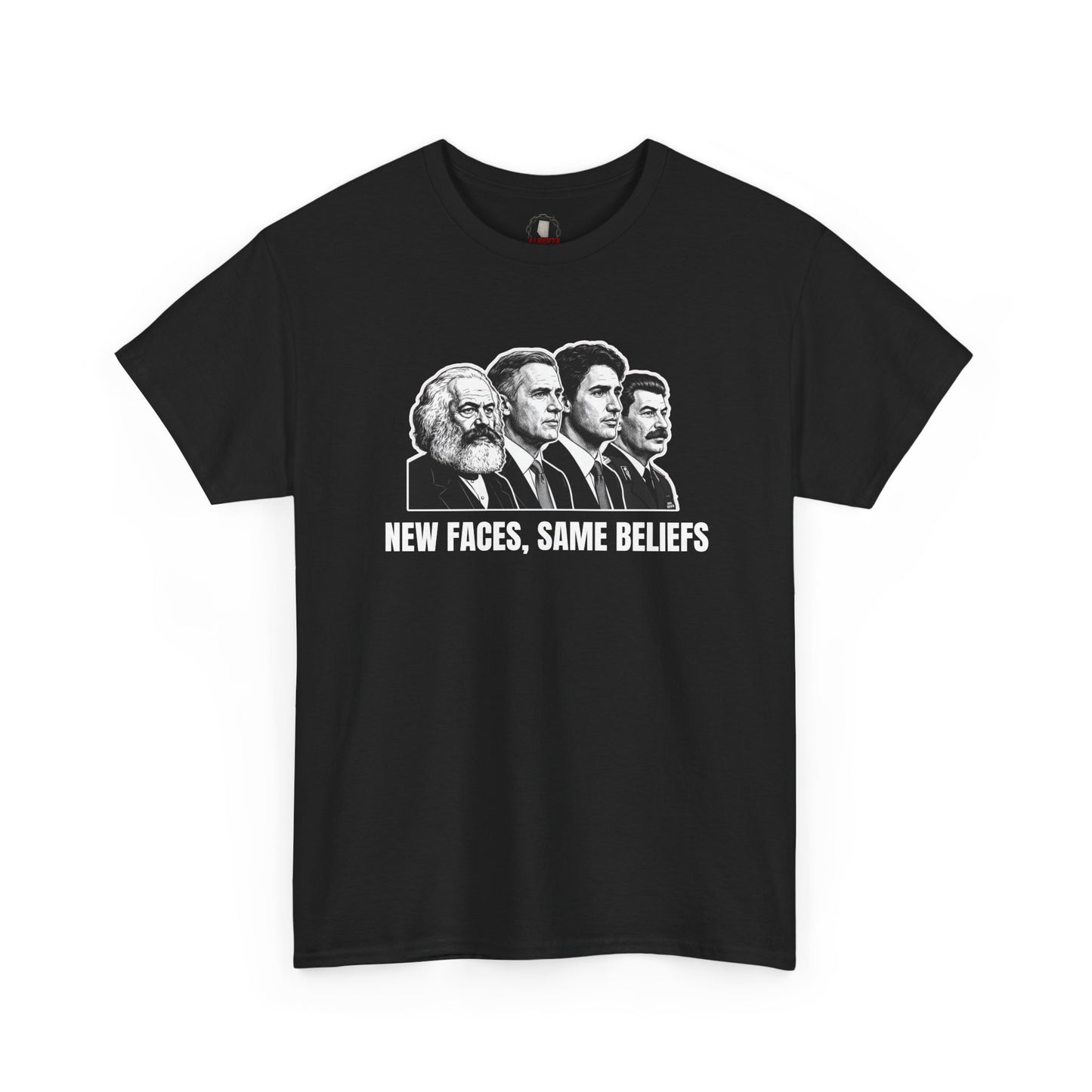 "New Faces, Same Beliefs" T-Shirt