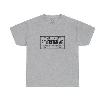 "Sovereign AB License Plate" T-Shirt