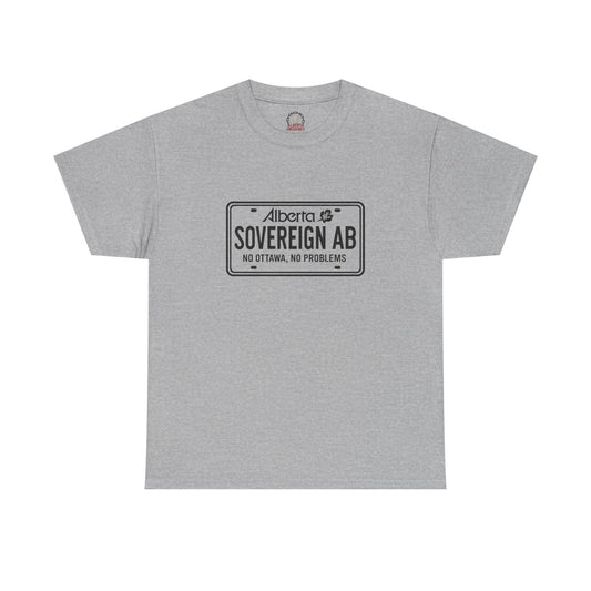 "Sovereign AB License Plate" T-Shirt