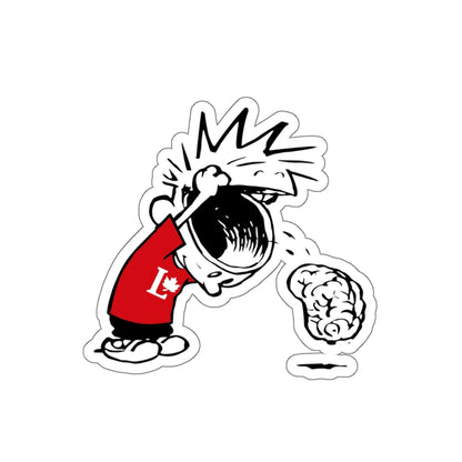 "Liberal with no brains" Sticker