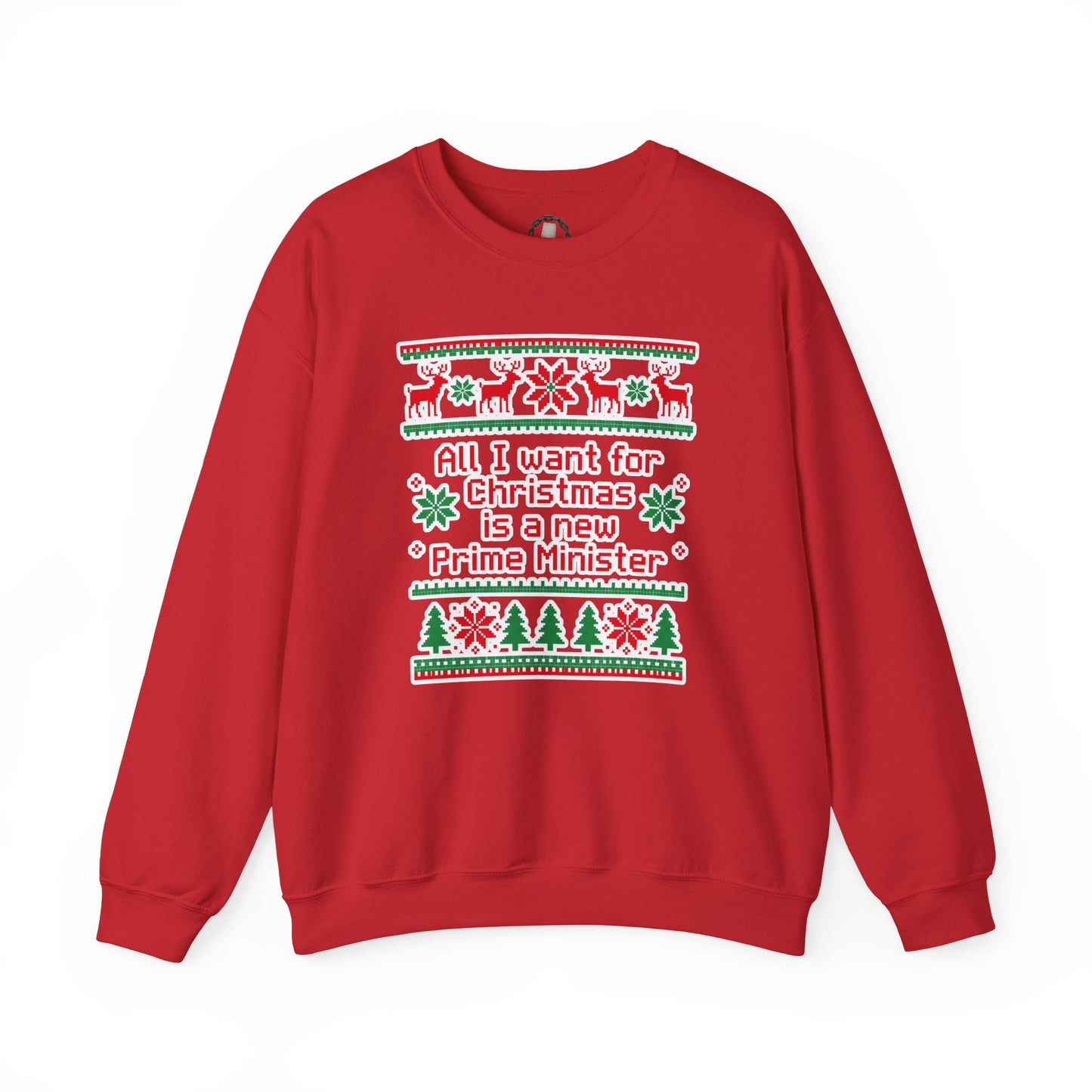 "New Prime Minister" Christmas Crewneck