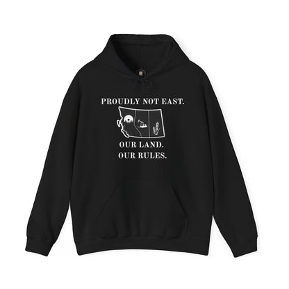 "Proudly Not East" Hoodie