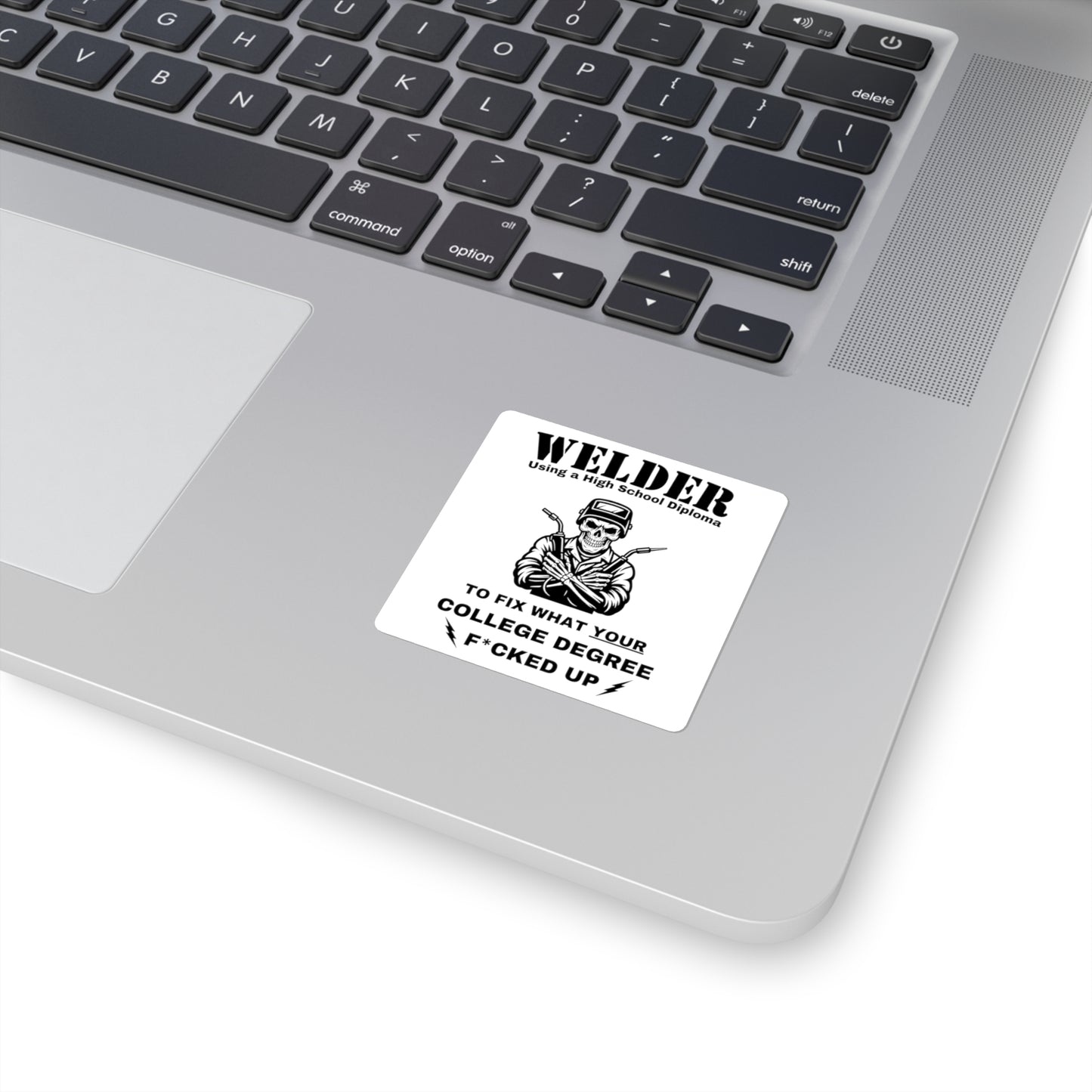 "Welder" Square Sticker