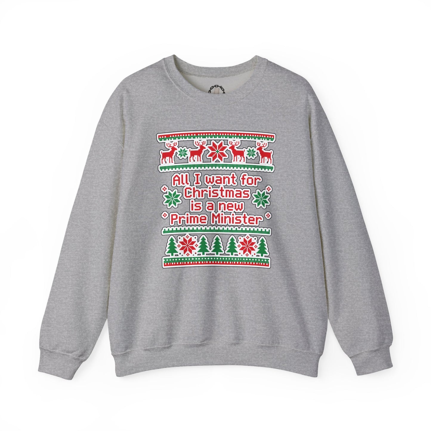 "New Prime Minister" Christmas Crewneck