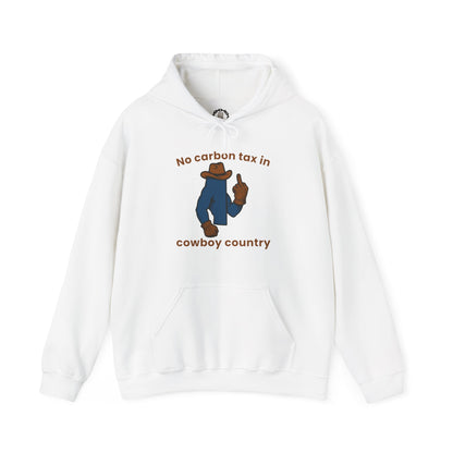 "No Carbon Tax in Cowboy Country" Hoodie