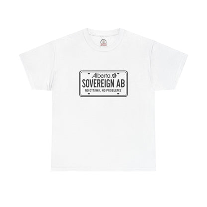 "Sovereign AB License Plate" T-Shirt