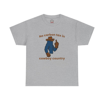 "No Carbon Tax in Cowboy Country" T-Shirt