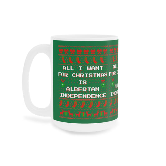 "Alberta Independence" Xmas Mug