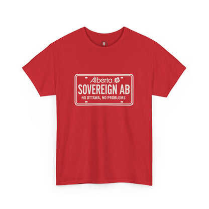 "Sovereign AB License Plate" T-Shirt