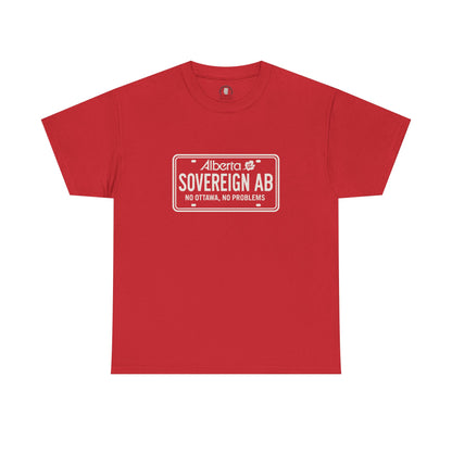 "Sovereign AB License Plate" T-Shirt