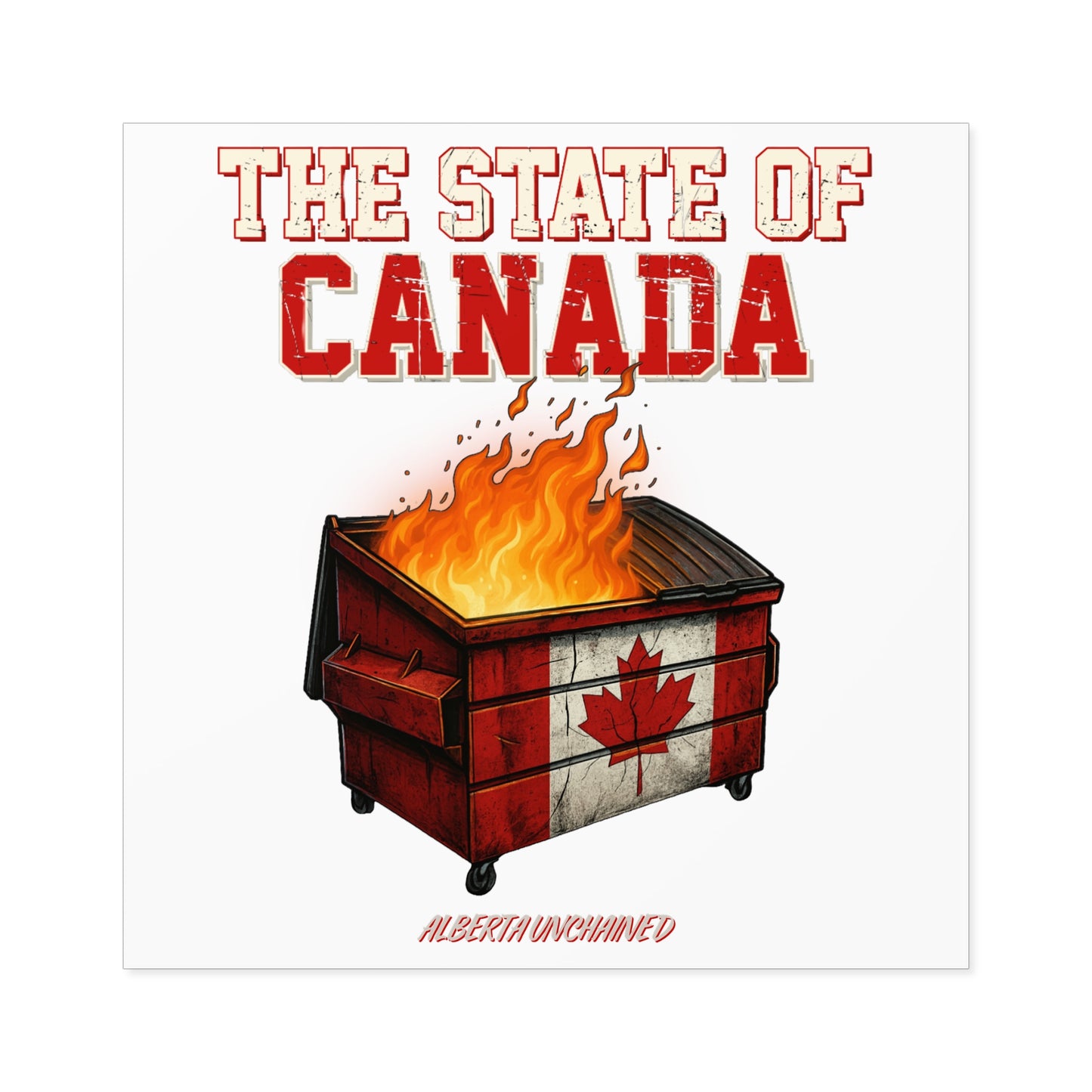 "State of Canada" Sticker