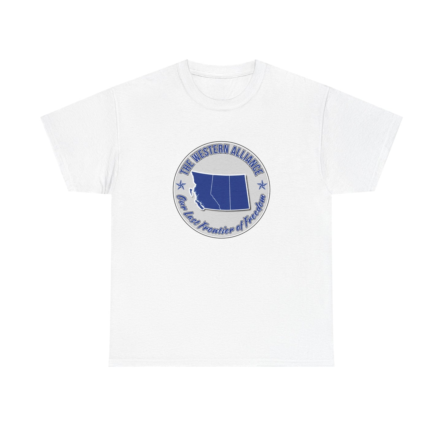 "Western Alliance, Blue" T-shirt