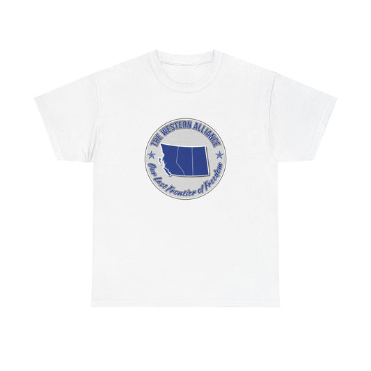 "Western Alliance, Blue" T-shirt