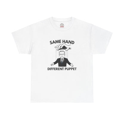 "Same Hand, Different Puppet" T-Shirt
