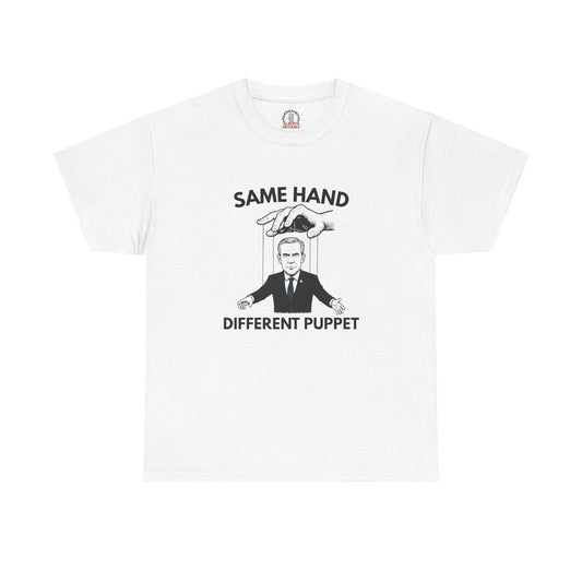 "Same Hand, Different Puppet" T-Shirt