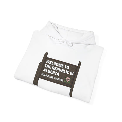 "Republic of Alberta Sign" Hoodie