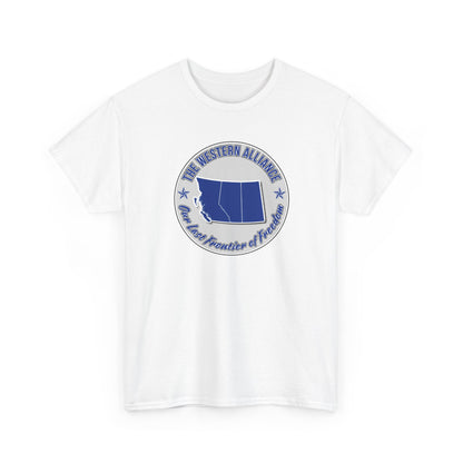 "Western Alliance, Blue" T-shirt