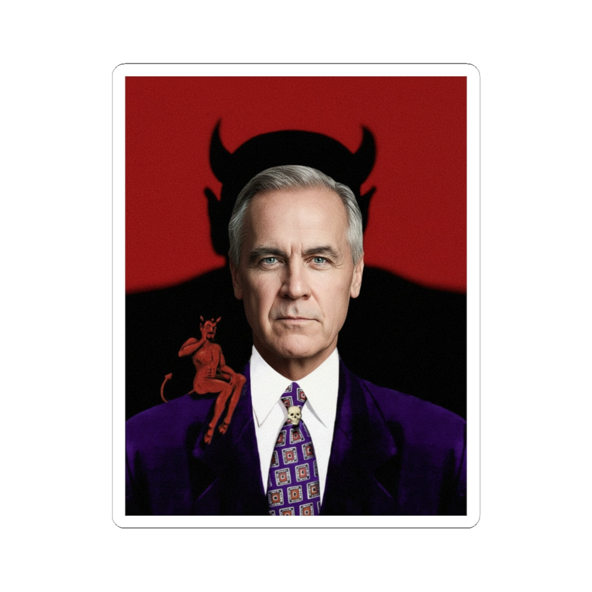 "Mark Carney Devil" Sticker