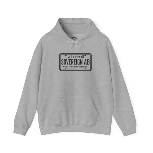 "Sovereign AB License Plate" Hoodie