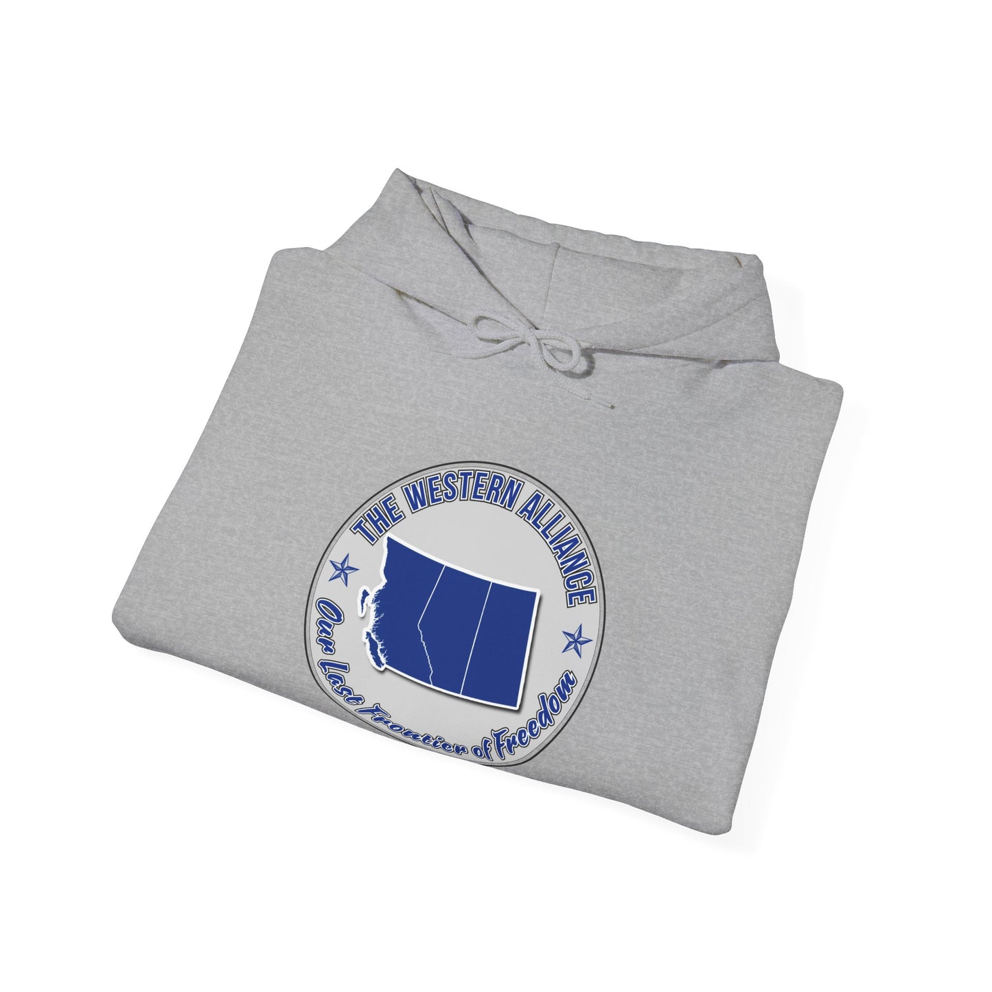 "Western Alliance, Blue" Hoodie