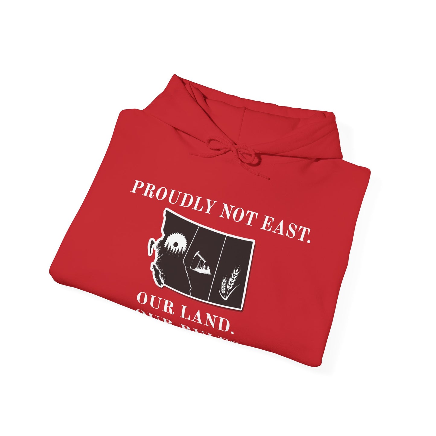 "Proudly Not East" Hoodie