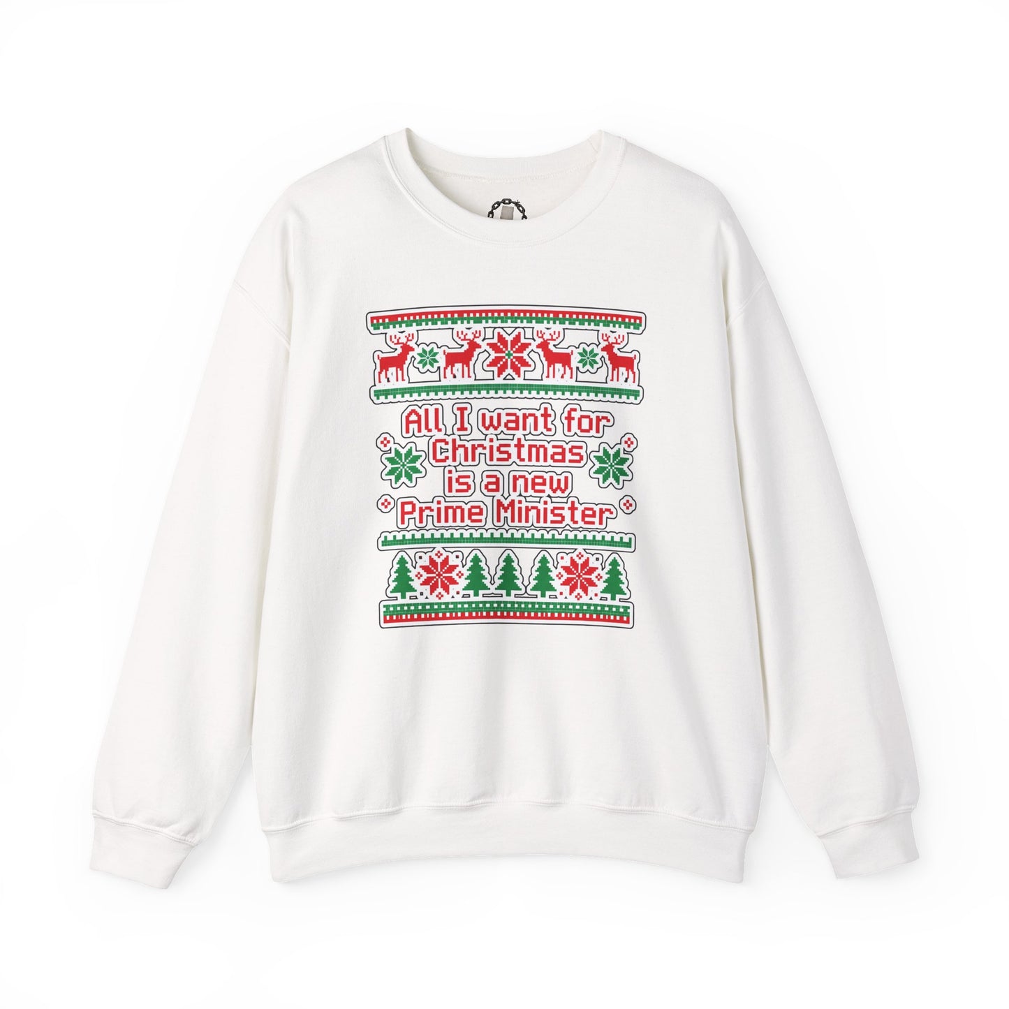 "New Prime Minister" Christmas Crewneck