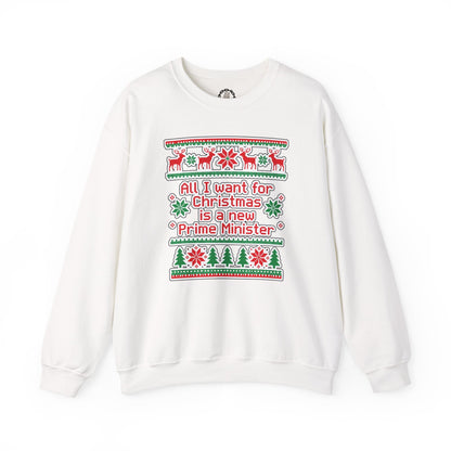 "New Prime Minister" Christmas Crewneck