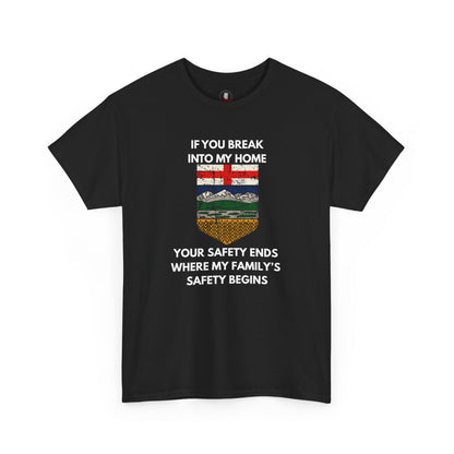"Your Safety Ends..." T-Shirt
