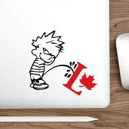 "Peeing on the Liberals" Sticker