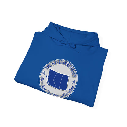 "Western Alliance, Blue" Hoodie