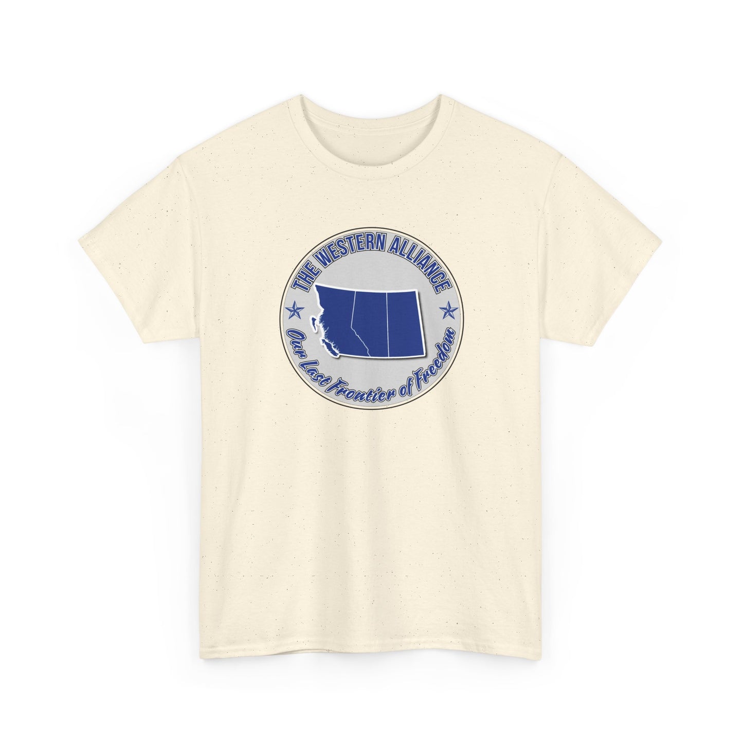 "Western Alliance, Blue" T-shirt