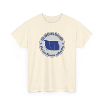 "Western Alliance, Blue" T-shirt