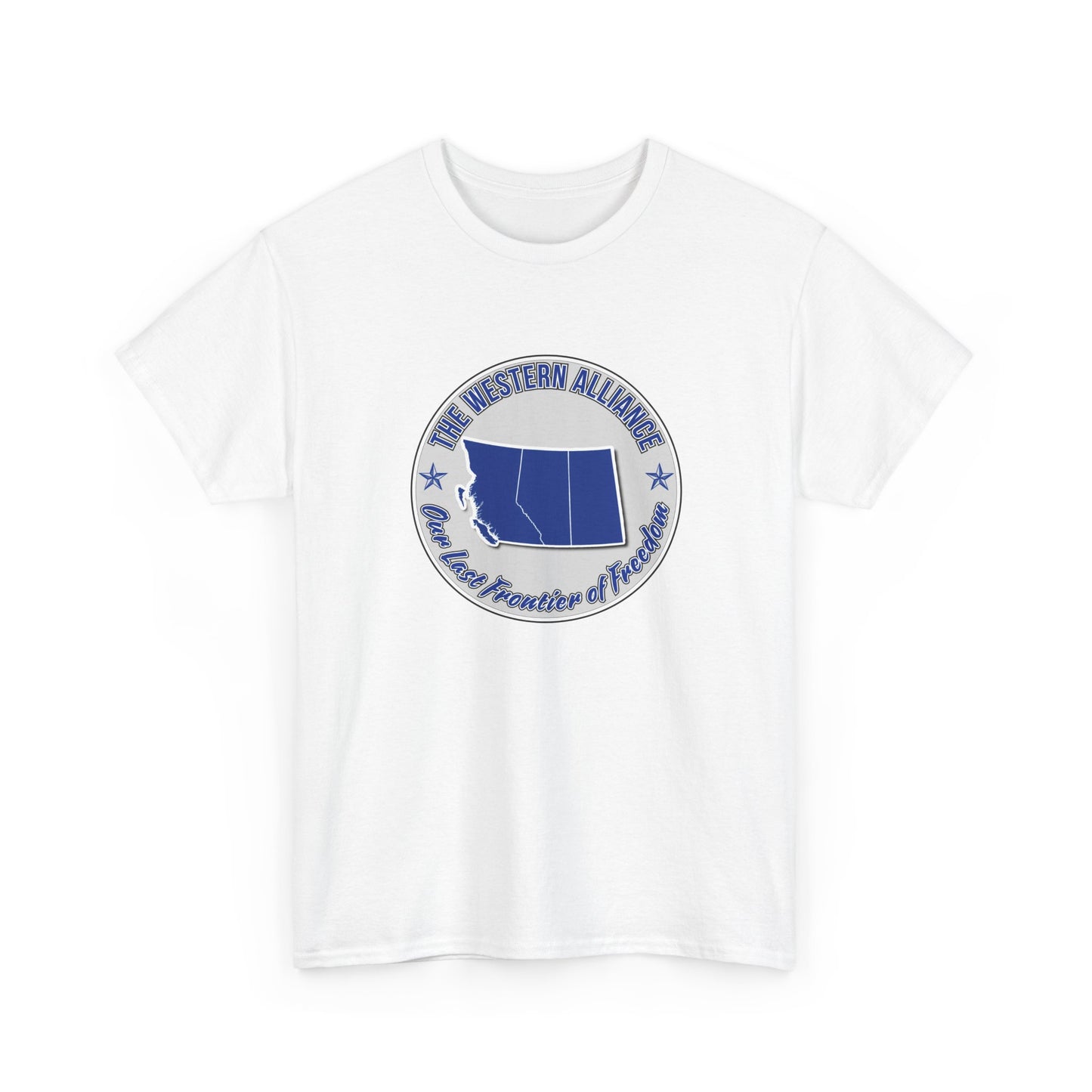 "Western Alliance, Blue" T-shirt