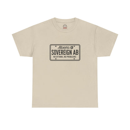 "Sovereign AB License Plate" T-Shirt